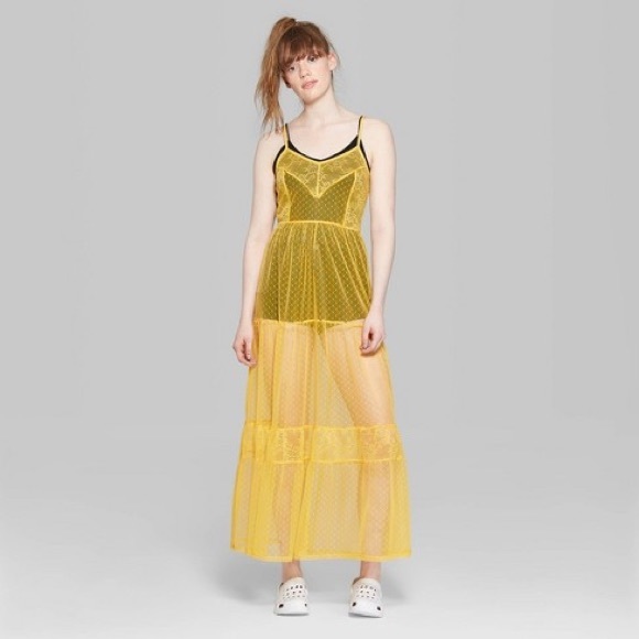 wild fable yellow dress